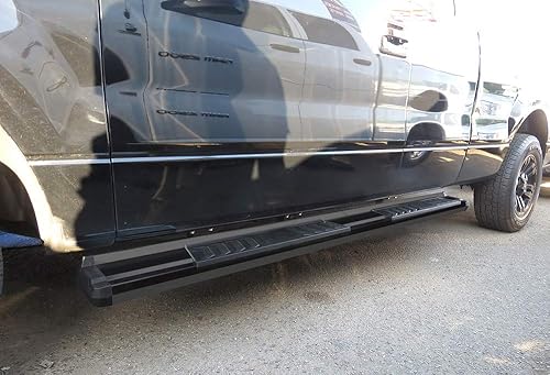 Miniatura 6 de HD Ridez Estribos compatibles con Ford F150 2004-2014 Super Cab (Exclude Heritage Edition), estribos moldeados por soplado, barras laterales Nerf Bar