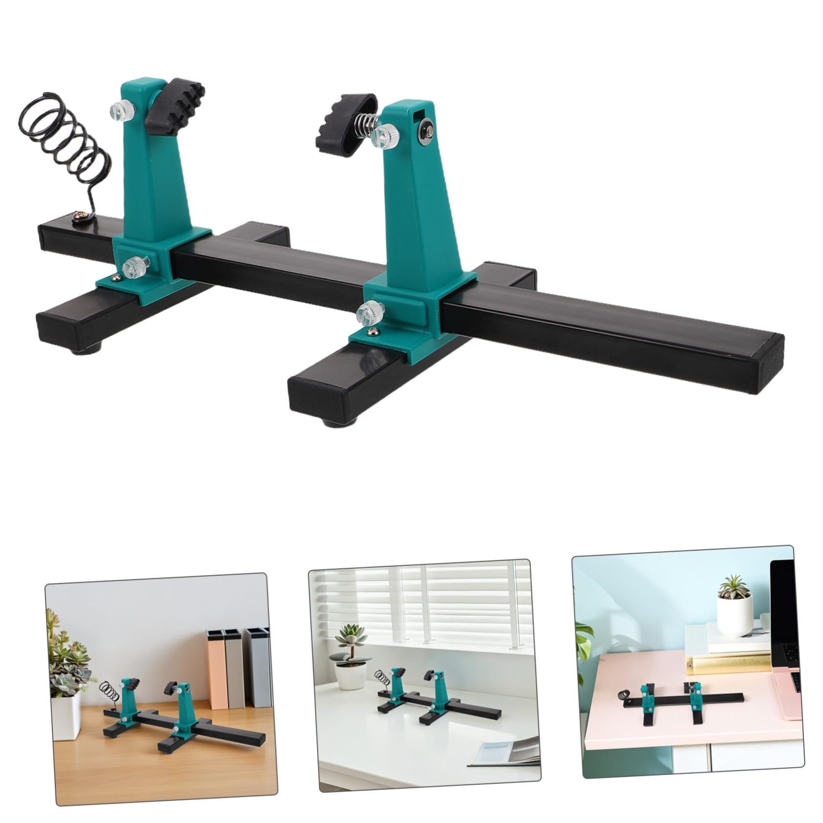 OUNONA Soporte De Soldadura Para Pcb Herramienta Auxiliar Con Base Ajustable Para Reparar Placas De Circuito Impreso Para Soldar Componentes Electrónicos Soporte Para Soldador Con Abrazad