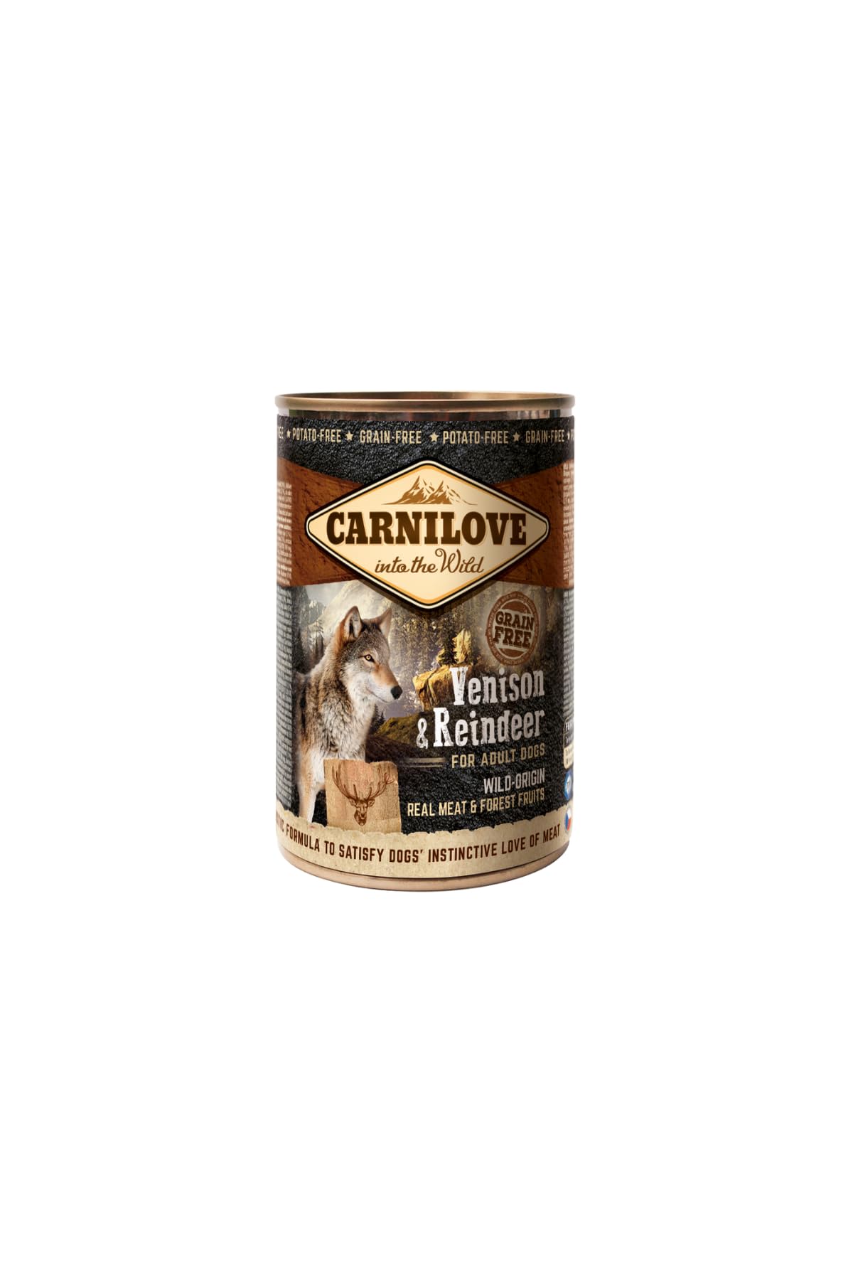 Carnilove Venison & Reindeer for Adult Dogs (Wet Food Cans) 400g