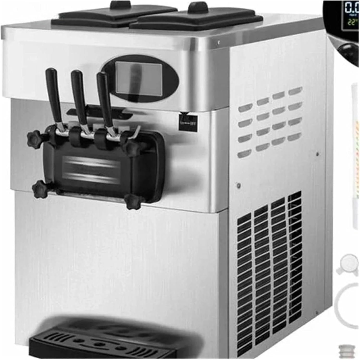 18pcs Accessories, Sealing Rings, Gaskets, Fittings, Compatible for VEVOR, Soft Ice Cream Machines