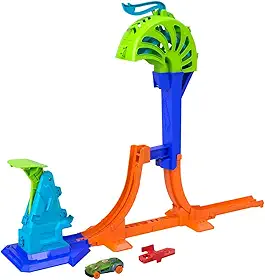 Pista Hot Wheels Stunt, Brinquedo com Carrinho para Manobras, Conecte com Outras Pistas, Indicado para Maiores de 4 Anos