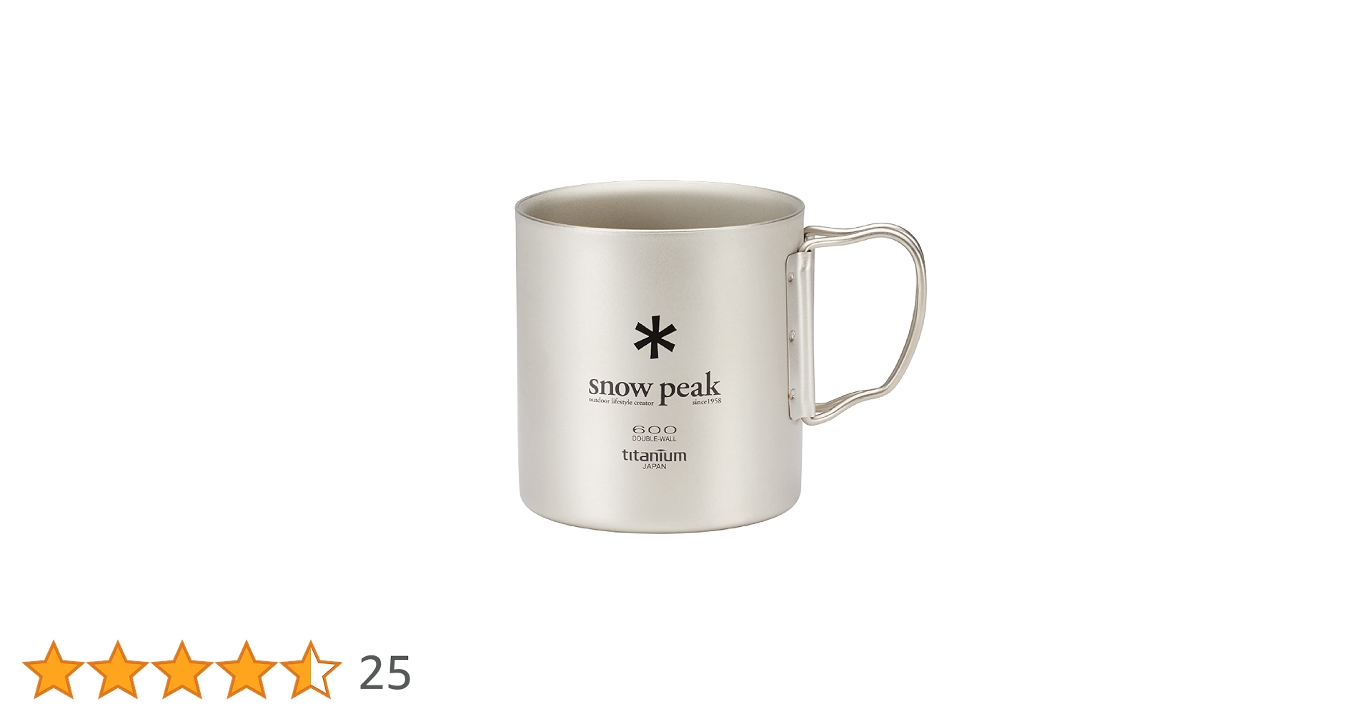 Amazon | スノーピーク チタン ダブルマグ 600 MG-054 | Snow Peak