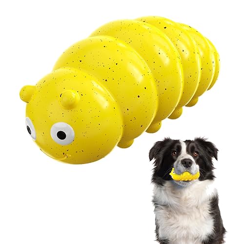 DAZZLUXE 1 juguete oruga para cachorros, juguete para masticar cachorros, juguete de sonido para mascotas