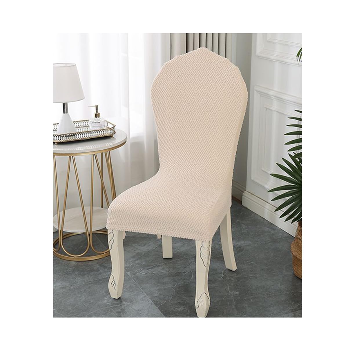 Amazon.com: XGANGM Round Back Dining Chairs Covers Set of 2/4
