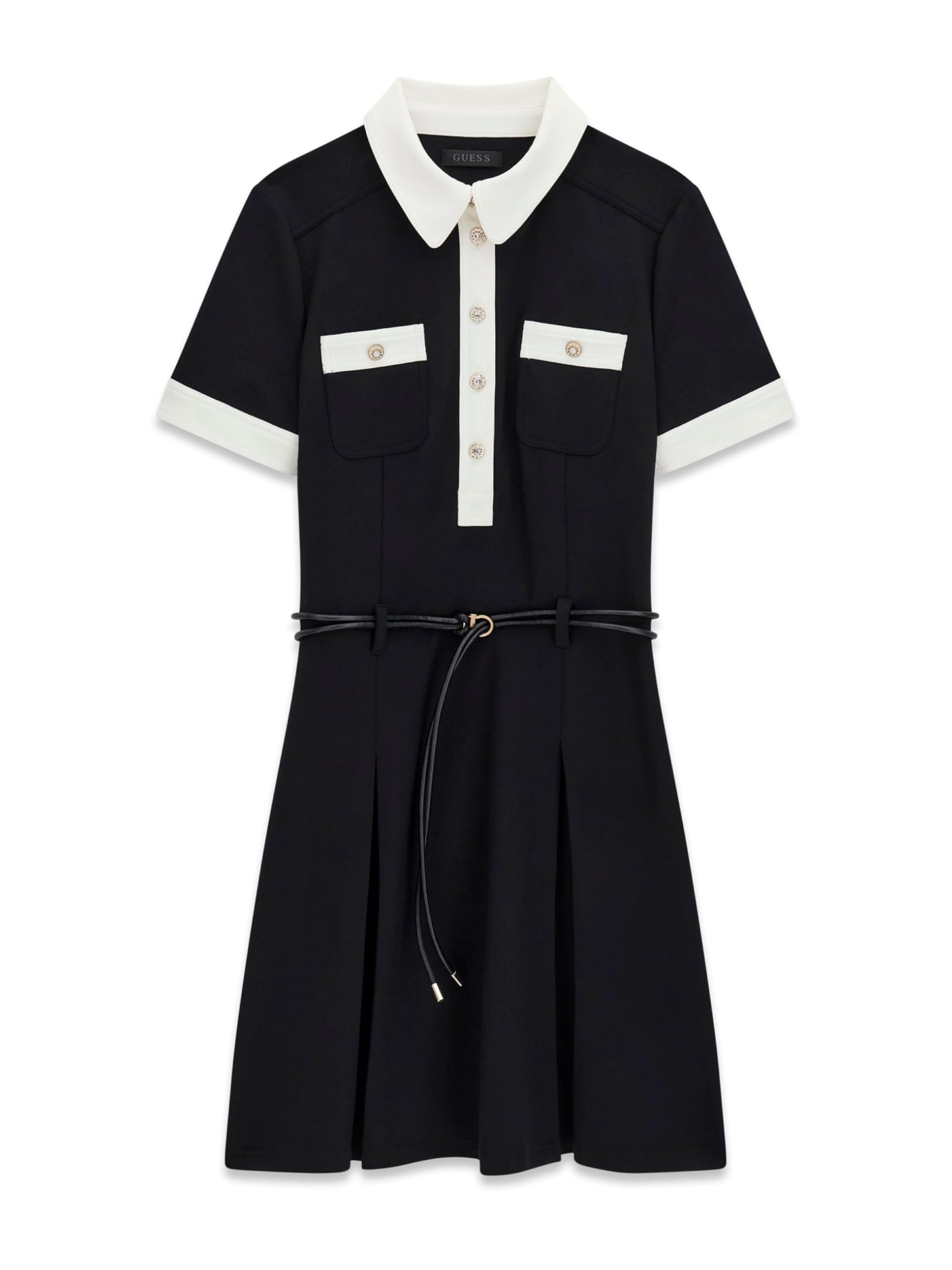 GUESS SS Claudie Polo Flare Dress