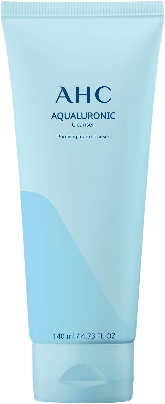 Aesthetic Hydration Cosmetics Facial Cleanser Aqualuronic for Dehydrated Skin Triple Hyaluronic Acid Korean Skincare 4.73 oz, BLUE, 4.73 Fl Oz (Pack of 1).