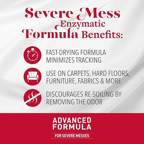 Miniatura 7 de Nature's Miracle Eliminador avanzado de manchas y olores para perros (128 onzas) y eliminador avanzado de manchas y olores para líos graves de los