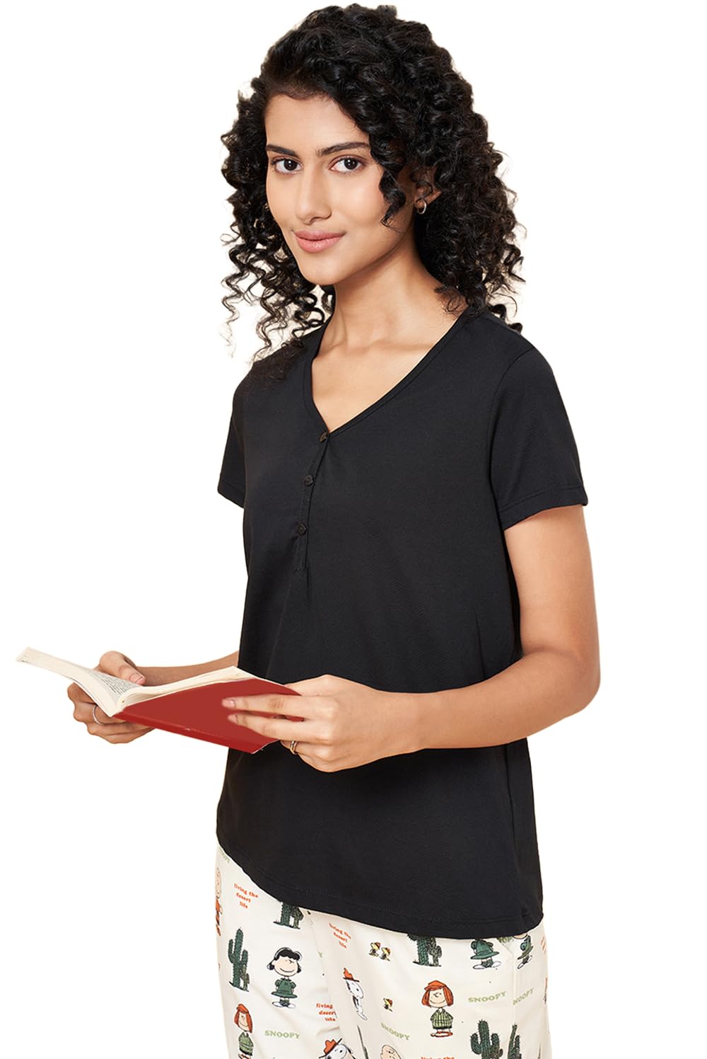 Women's Solid Comfort Fit Top