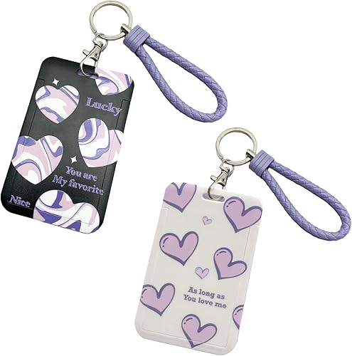 Soporte para tarjeta fotográfica Kpop, 2 unidades, estilo corazón, soporte para PC, soporte para tarjetas de identificación Kpop con llavero,