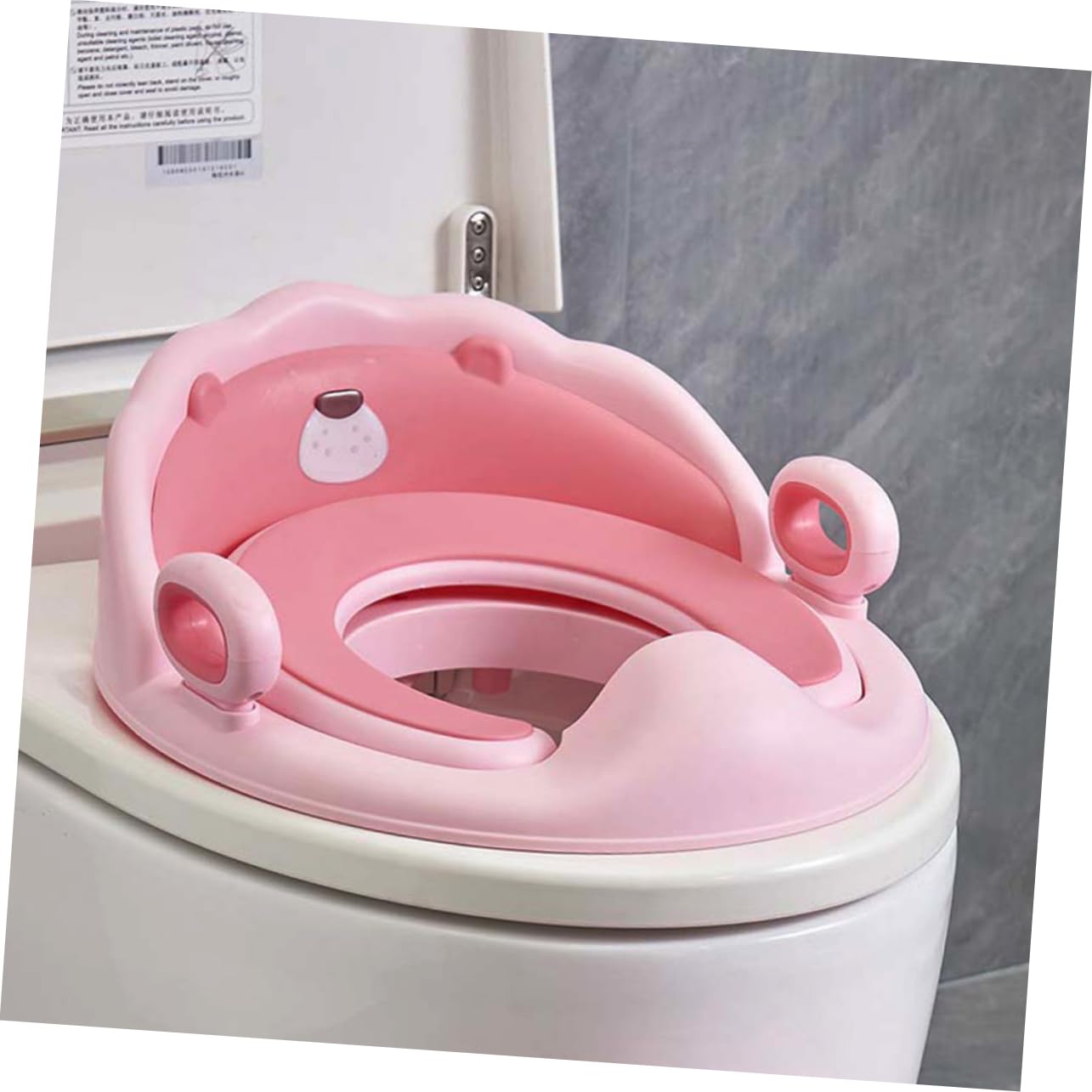 Yardwe Inodoro Con Asiento y Escalera Cojín Tpe Adecuado Niñas Diseño De León Adorable
