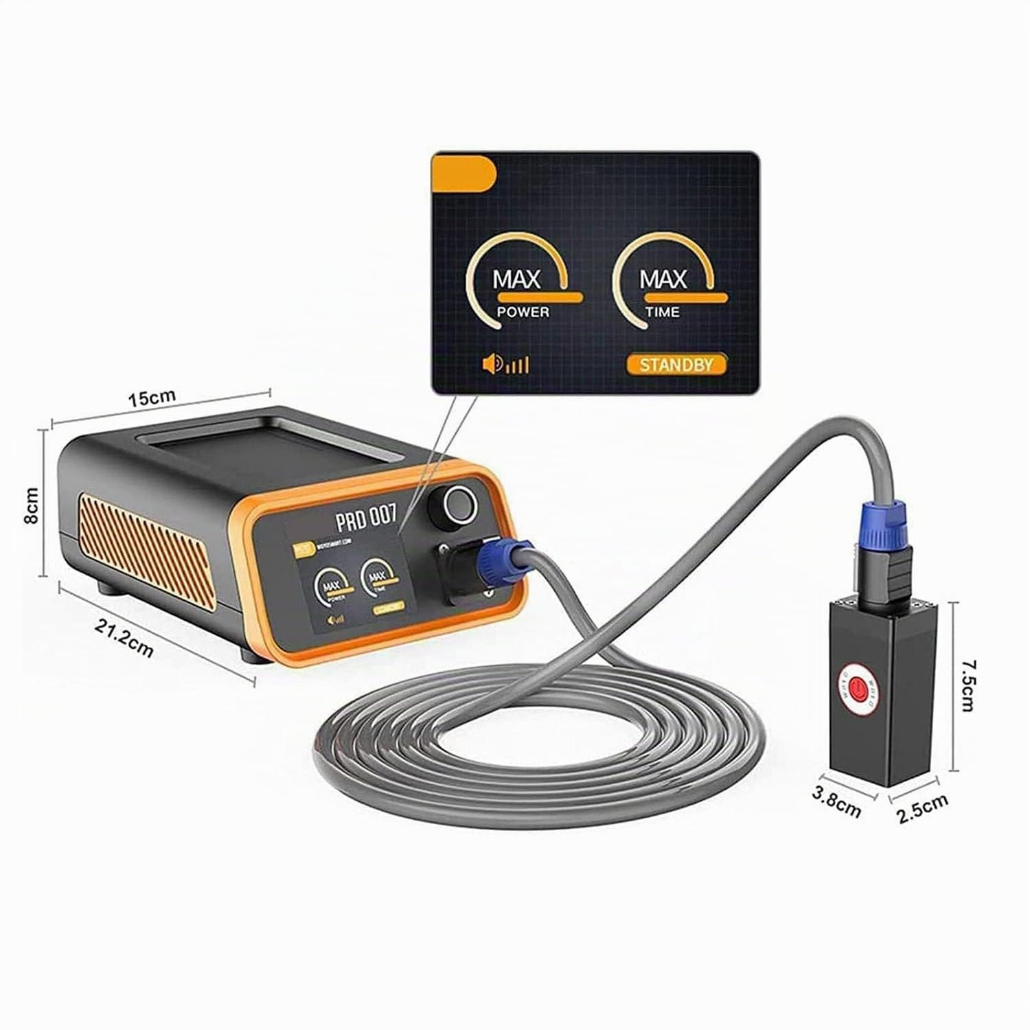 1000W PDR Hot Box Auto Beulen Reparatur Set Induction Heater Machine, Lackfreies Beulen Reparatur Ausbeulwerkzeug, Metallblech Reparieren Dellen Entferne für 98% Hagel-Dellen,220V