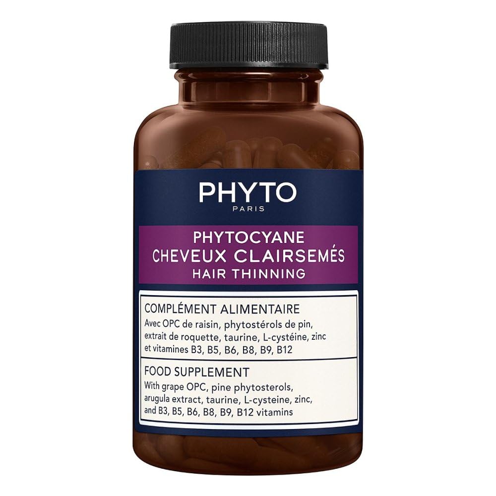 PHYTO CYANE Anti-Caída 84 Cápsulas - Tratamiento de 3 Meses (Pérdida de cabello severa y progresiva - Pérdida de cabello, crecimiento, densidad)