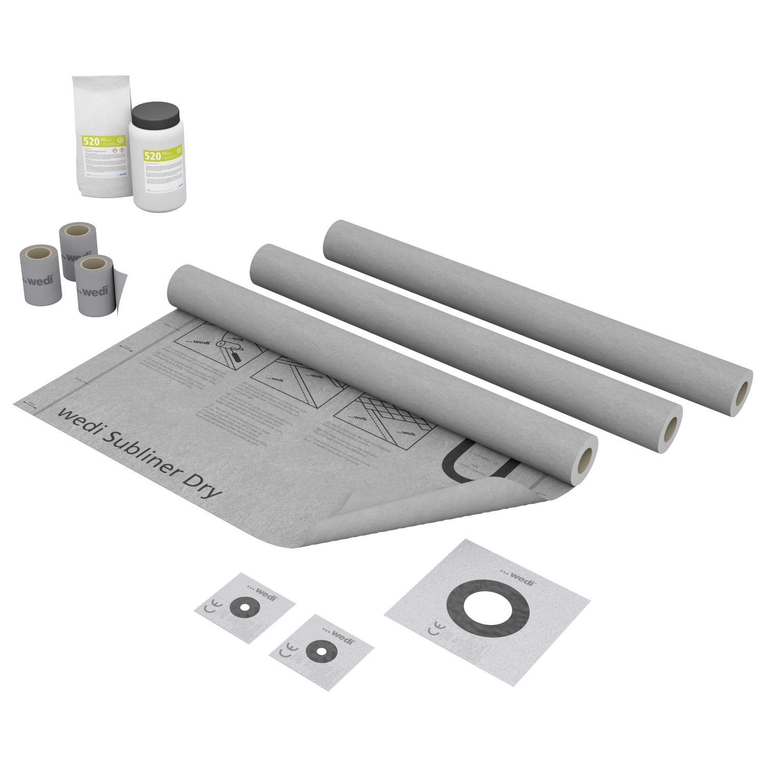 Wedi Tools kit d'étanchéité pour mur