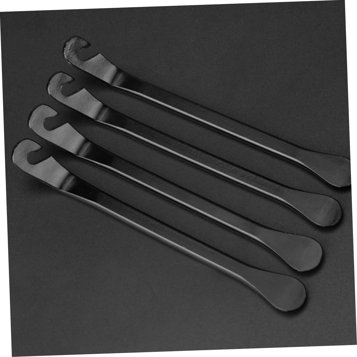 Sosoport Outil De Réparation De Pneus Vélo De Montagne Outils De Pneu Outils De Démontage De Pneus Leviers Outils De Vélo Levier De Pneus De Vélo Dissolvant 45 Acier Noir