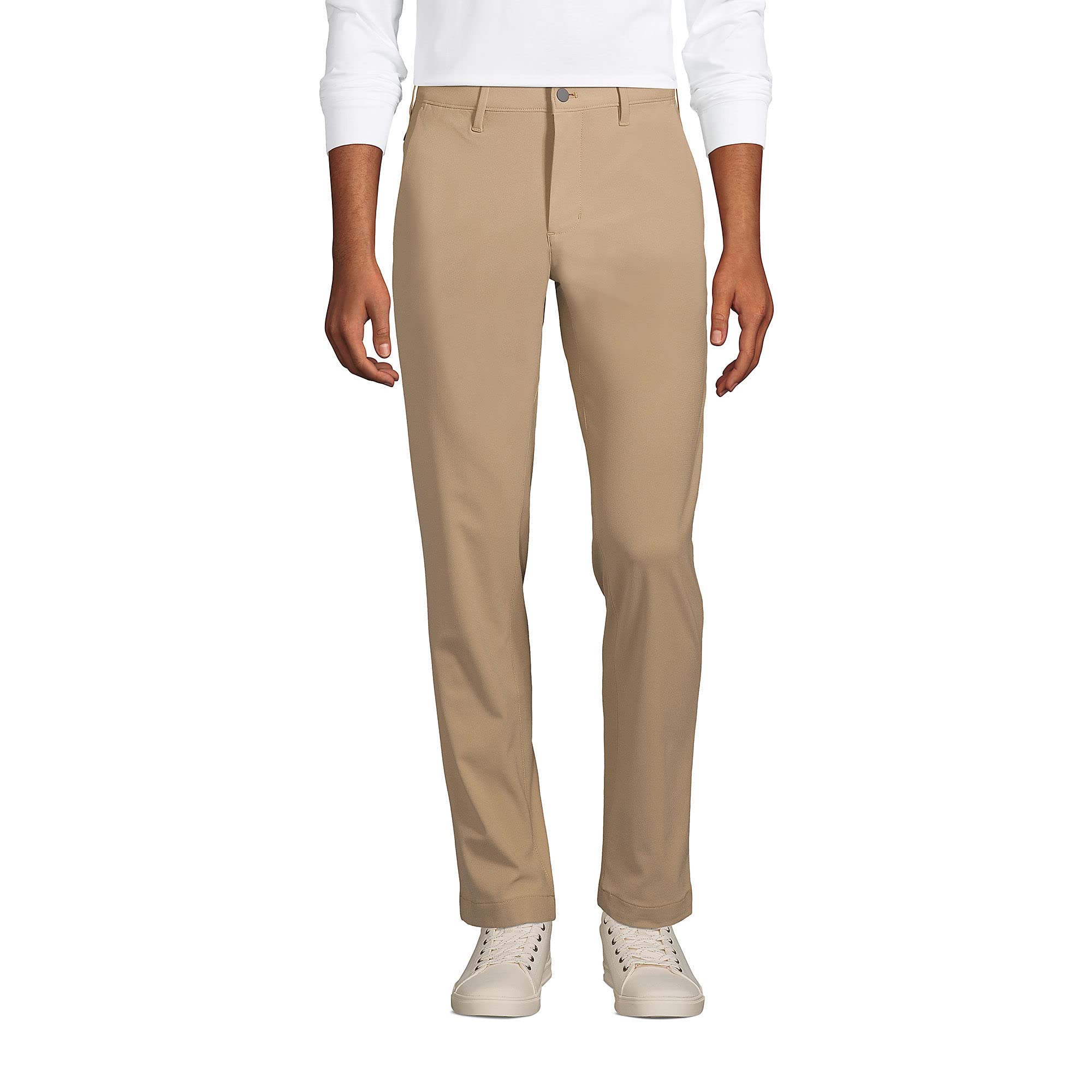 Lands' End Men's Straight Fit Flex Performance Chino Pants