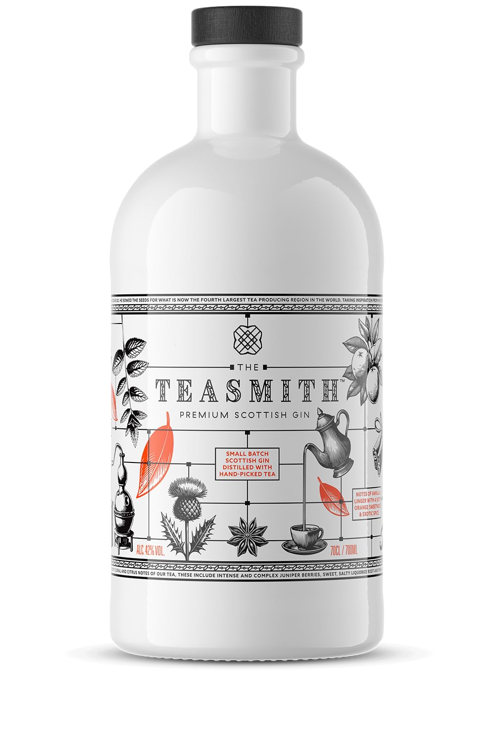 TEASMITH GIN, 70CL, 42.0% ALC./VOL.