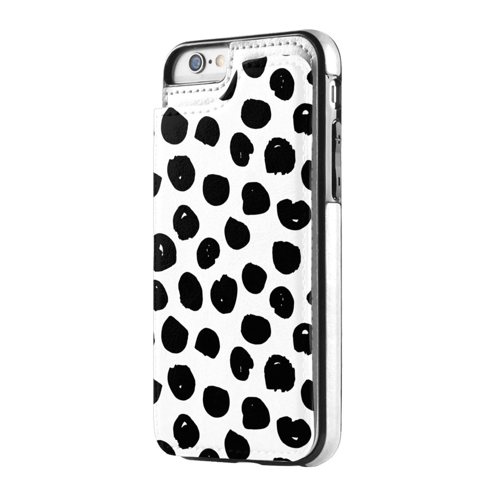 Amazon.co.jp: 黒い 水玉 ドット柄 携帯カバーiPhone SE 第2世代