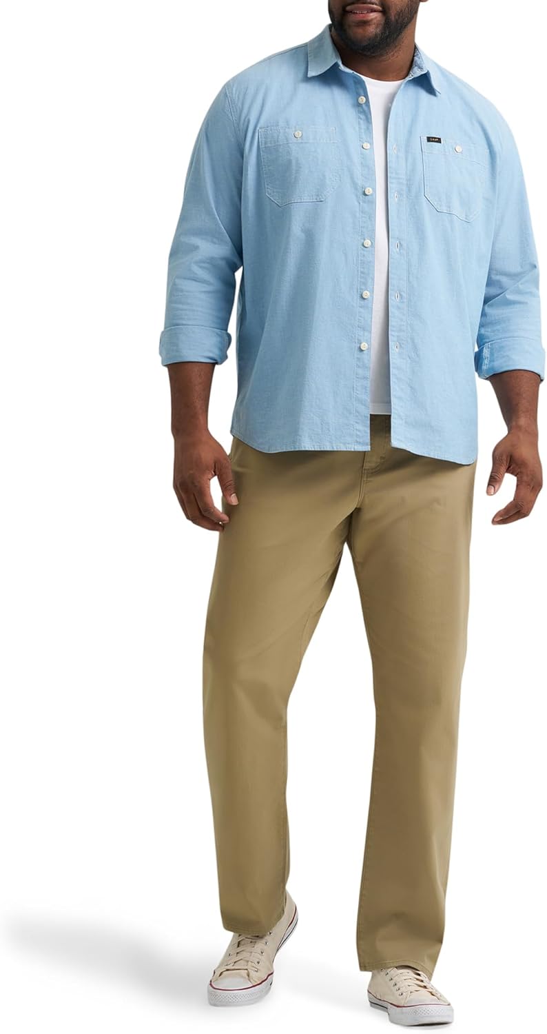 Lee Mens Big & Tall Extreme Motion Relaxed Straight Jean - Image 4