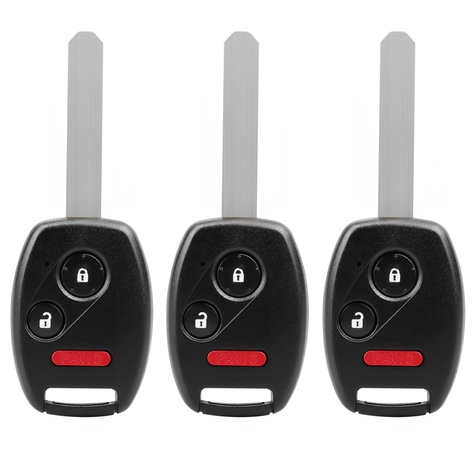 NPAUTO Key Fob Replacement Fits for Honda Pilot 2005-2008, Keyless Entry Remote Control Car Key Fobs, (CWTWB1U545, 35111-S9V-325, 433 Mhz, Pack of 3)
