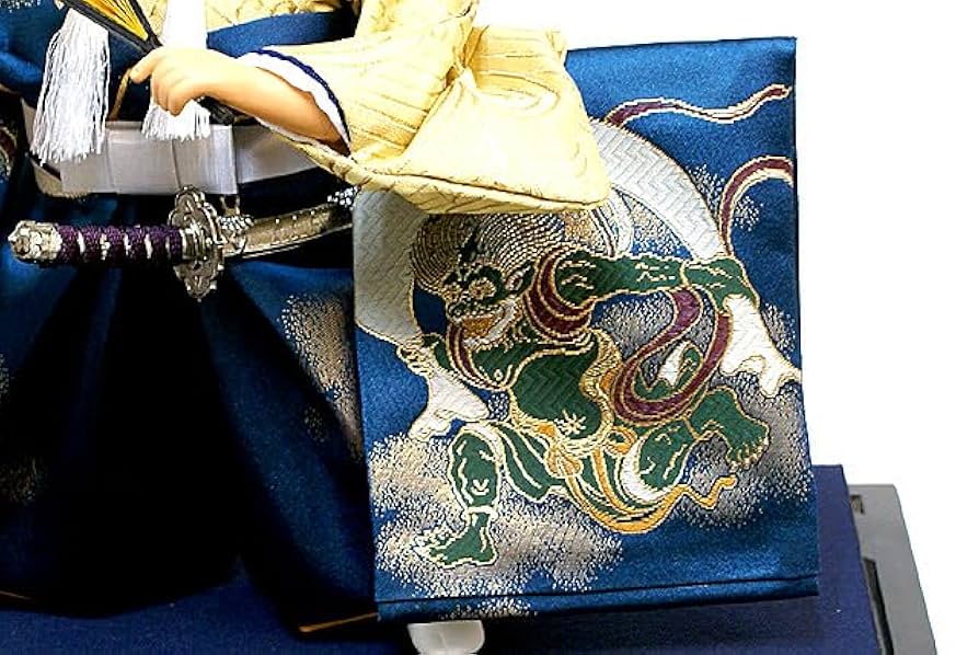 Amazon | 【五月人形】久月作 子供大将「風神 兜差」武者人形