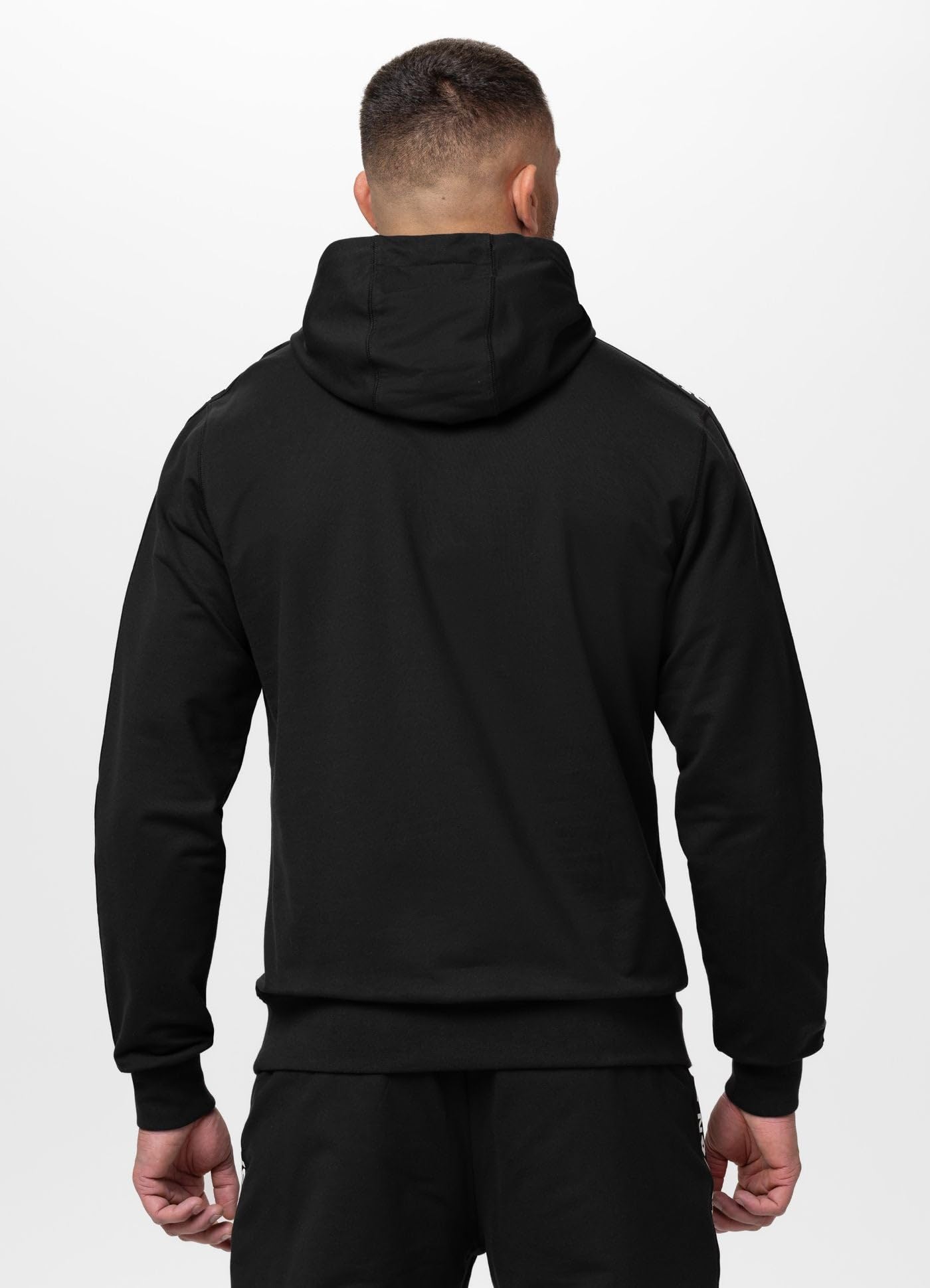 PITBULL - Męska bluza z kapturem, oddychająca i elastyczna, bluza z kapturem, męska bluza z kapturem, charakterystyczny design, bluza z kapturem