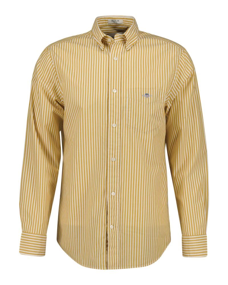 Gant Herren Reg Classic Poplin Stripe Shirt Hemd (1er Pack)