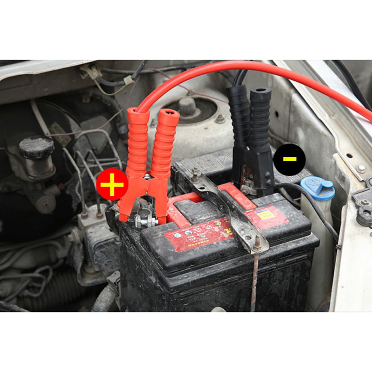 Câble de Démarrage pour Voiture 1800a 3 Mètres en Cuivre et Pvc Résistant, Heavy Duty et Sécurisé pour Camion et Moto