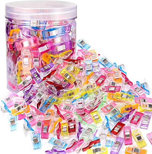 (100Pcs) Clips de Costura multiusos Clips, Clips Artesanales Colores, para Crochet, Tejer, Bricolaje Patchwork