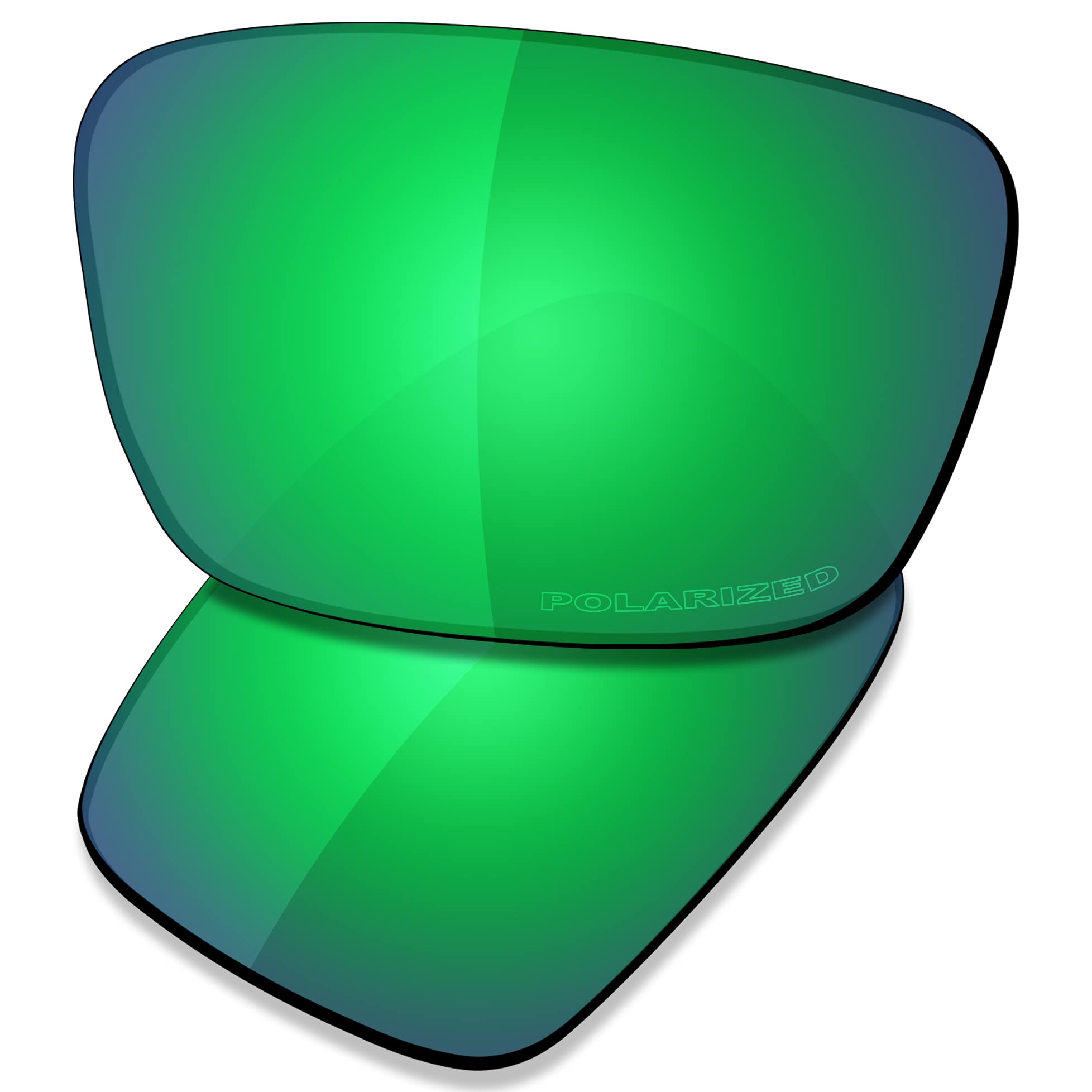 Saucer Premium Replacement Lenses for Oakley Fuel Cell OO9096 Sunglasses High Defense - Jade Green Polarized