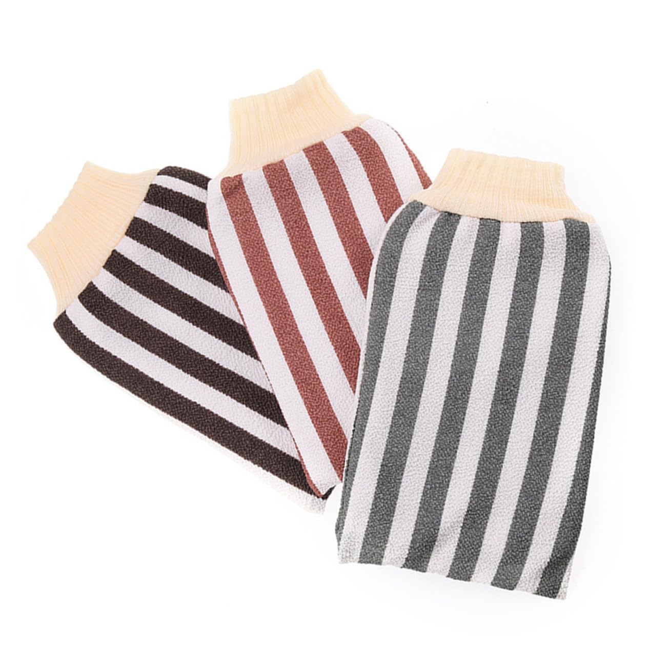 minkissy 9 piezas de cuidado de la piel exfoliante calentador de brazos guantes de horno de cocina guante de mano lufa exfoliación guante de limpieza guante de lufa guantes de guantes de fregado