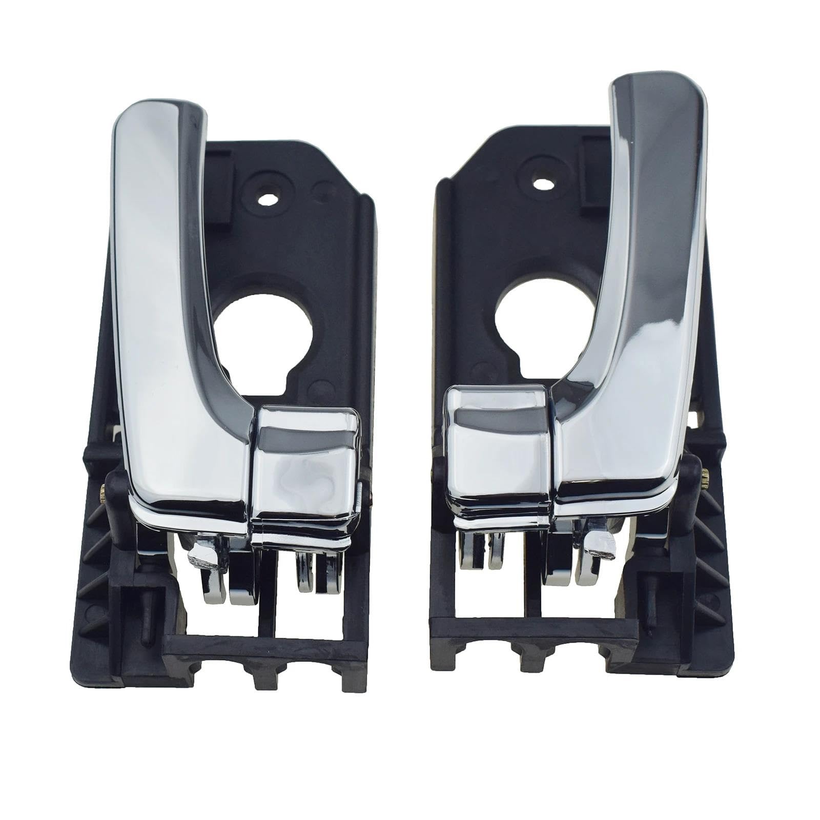 KMAGE Interior Door Handle Chrome Left Right Side Interior Door Handle 82610-4D010 82620-4D010 for Kia for Sedona for Carnival(1 Pair)