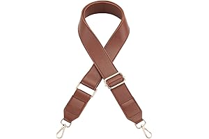 Wide Adjustable Leather Replacement Strap Shoulder Bag Strap for Satchels