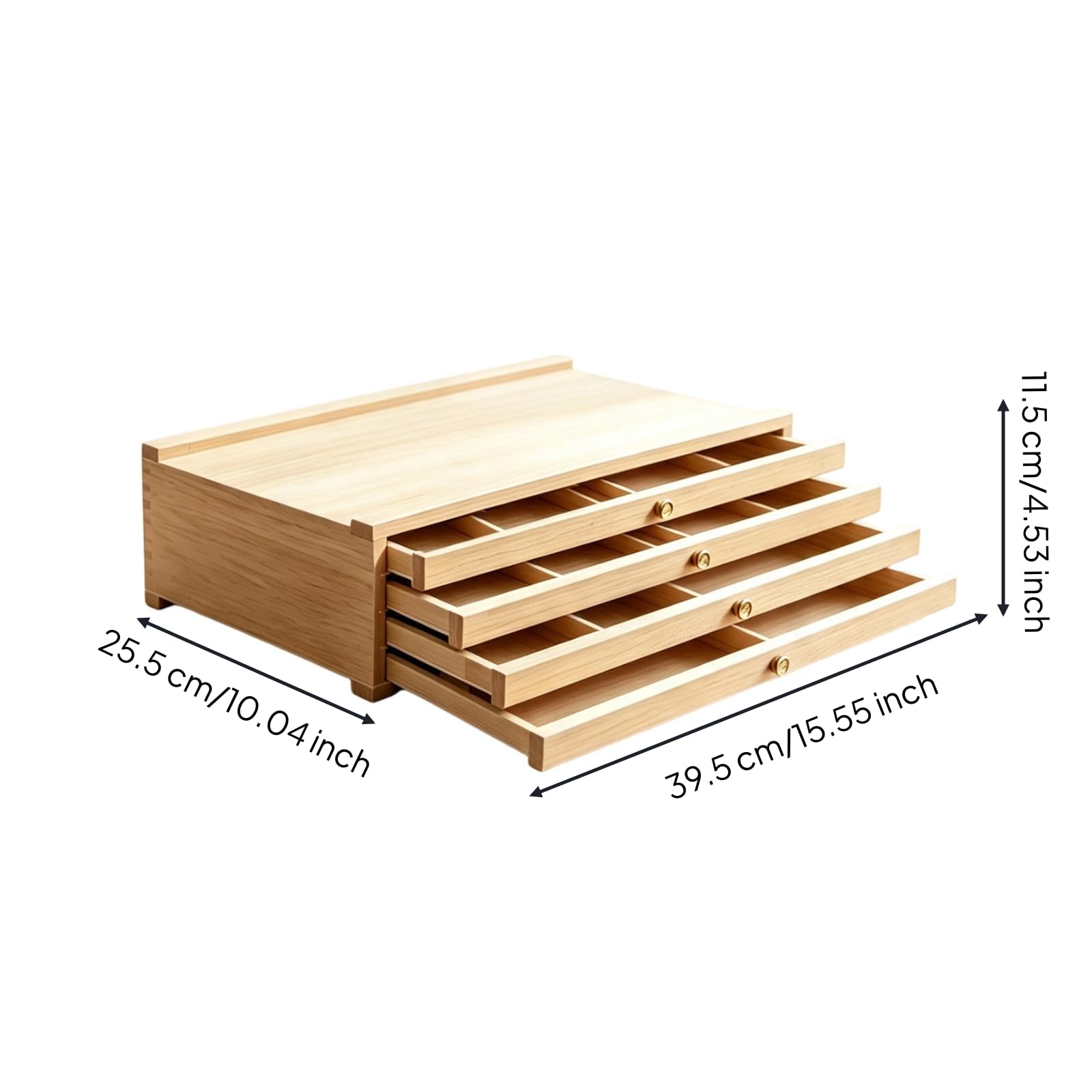 Contenitore con perficie periore |, Cassettiera in Legno per, Robusto, Scrivania, ambiente scolastico Scuola, Studenti, 4 Strati