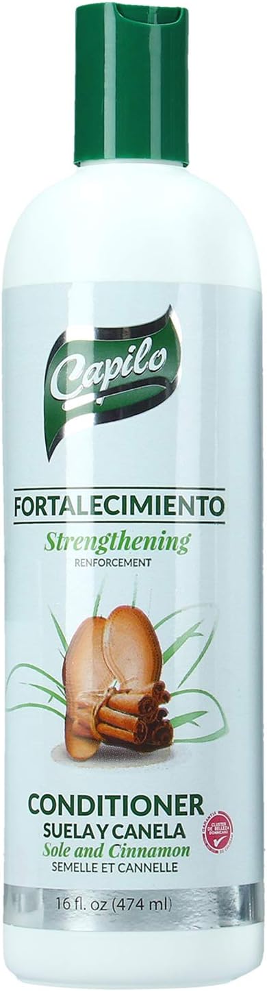 Sole & Cinnamon Strengthening Detangling Conditioner – Moisturizing, Sulfate-Free Hair Conditioner for Women & Men, Ideal for Curly, Dry, Fine, or Damaged Hair, 16oz