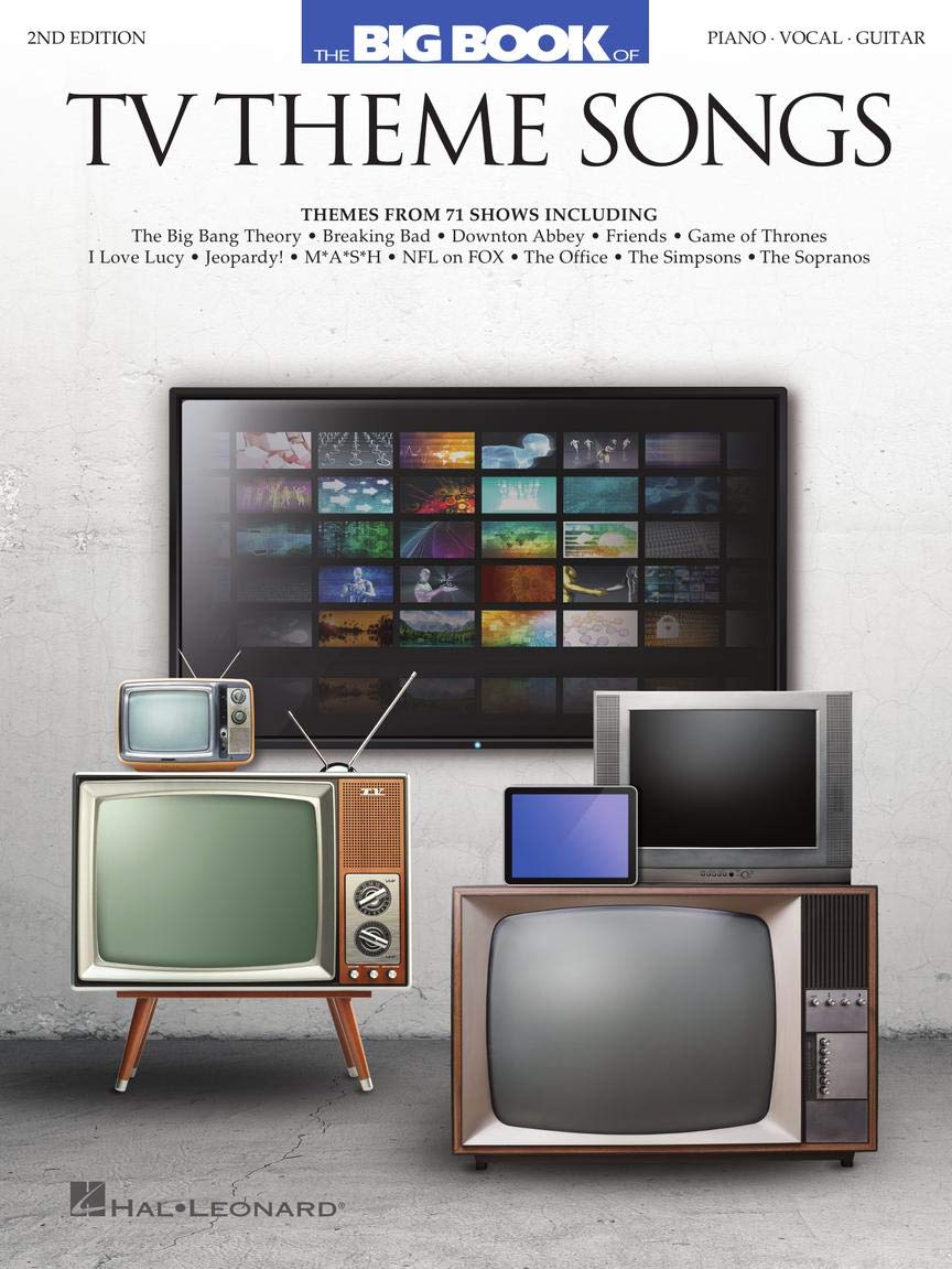 Big Book of TV Theme Songs | Piano, Vocal and Guitar Songbook | 71 Popular TV Shows Themes | Iconic Music Arrangements | Updated 2nd Edition | Easy Piano Songs: Piano-vocal-guitar