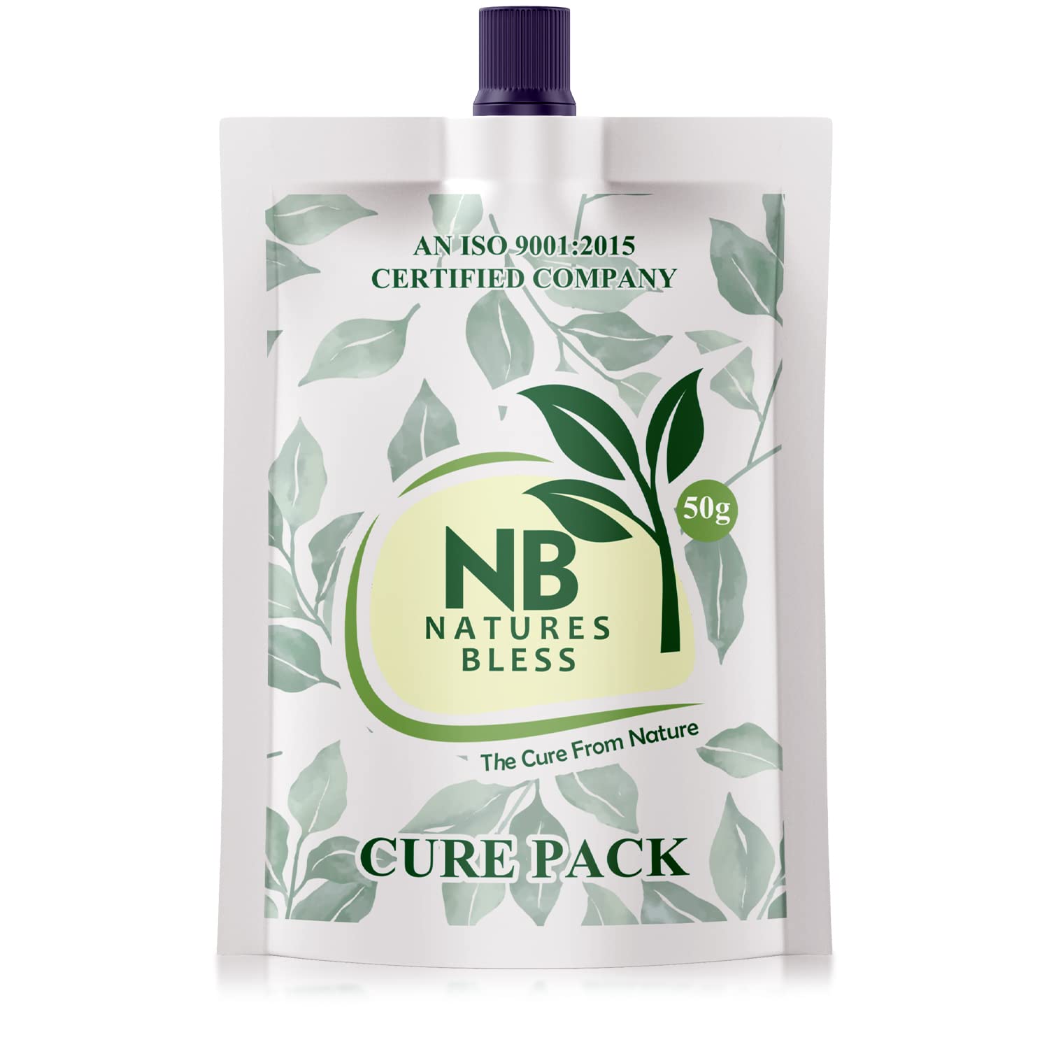 Natures Bless Ayurvadic Face Pack/Face Scrub/Face Cream for Glowing Skin,Pimples, Blemishes, Dark spot, Tanning Removal Herbal Face Pack for Women & Men With 7 Skin problems 1 Solution-50g Pack