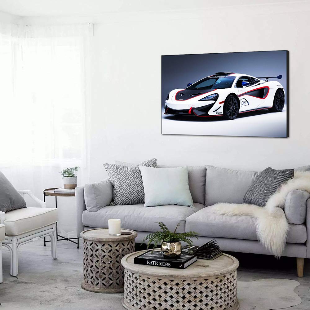 Poster McLaren F1 60x90 Cm - Impression HD, Imperméable, Sans Cadre - Déco Salon, Chambre, Bureau