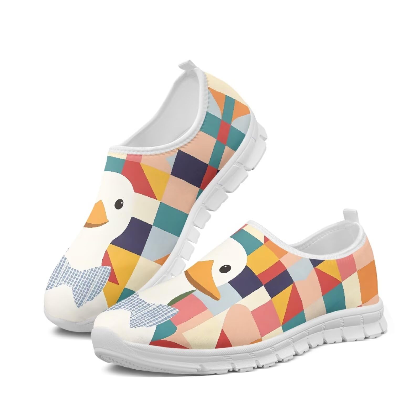 Scarpe da passeggio da donna senza lacci, traspiranti, antiscivolo, con supporto ad arco, scarpe da ginnastica, mocassini, viaggi, feste, tennis, case, suola bianca