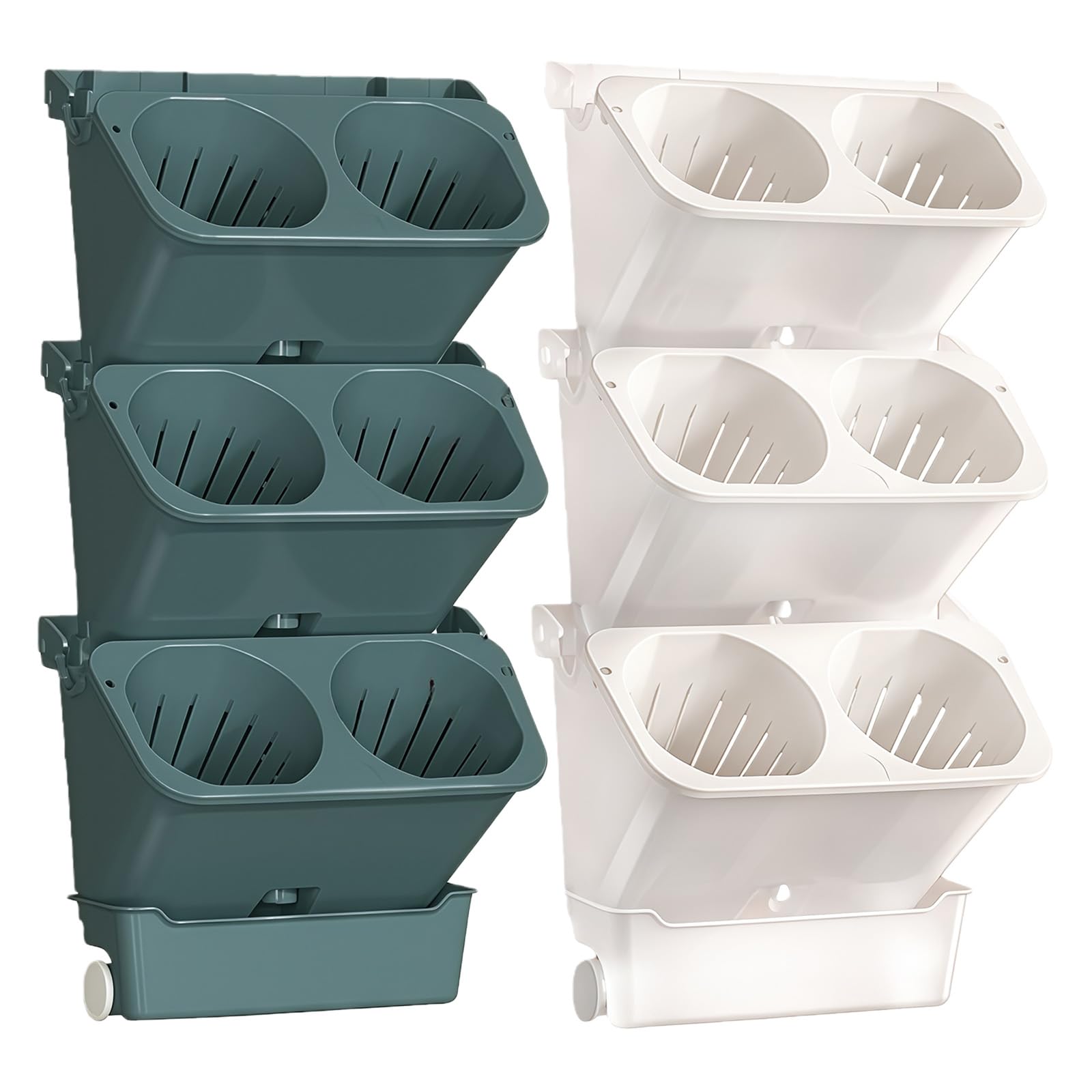 Pots de fleurs créatifs en céramique blanche à suspendre au mur pour plantes succulentes pour une utilisation en intérieur, balcon, décoration de jardinière