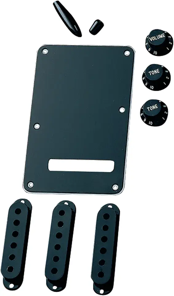 Fender Kit de acessórios Strat para guitarra elétrica - preto