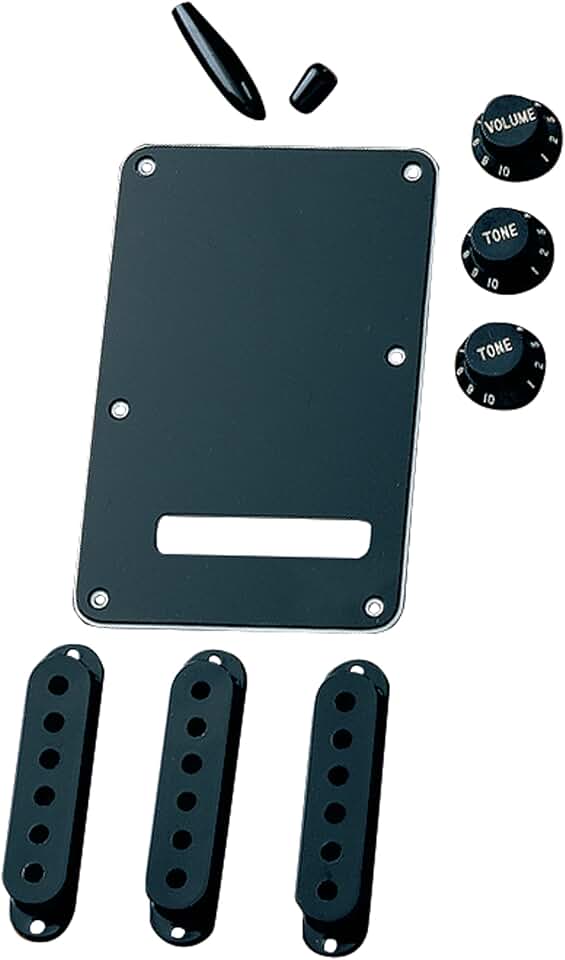 Fender Kit de acessórios Strat para guitarra elétrica - preto