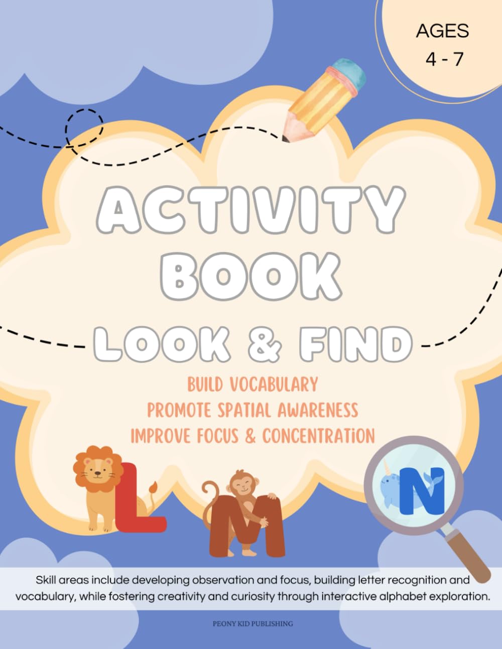 Look & Find Activity Book: Alphabet Exploration Activity Book for Kids