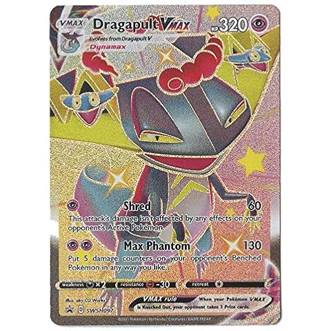 dragapult vmax SWSH097 Full Art Black Star Promo Jumbo Oversized Cover