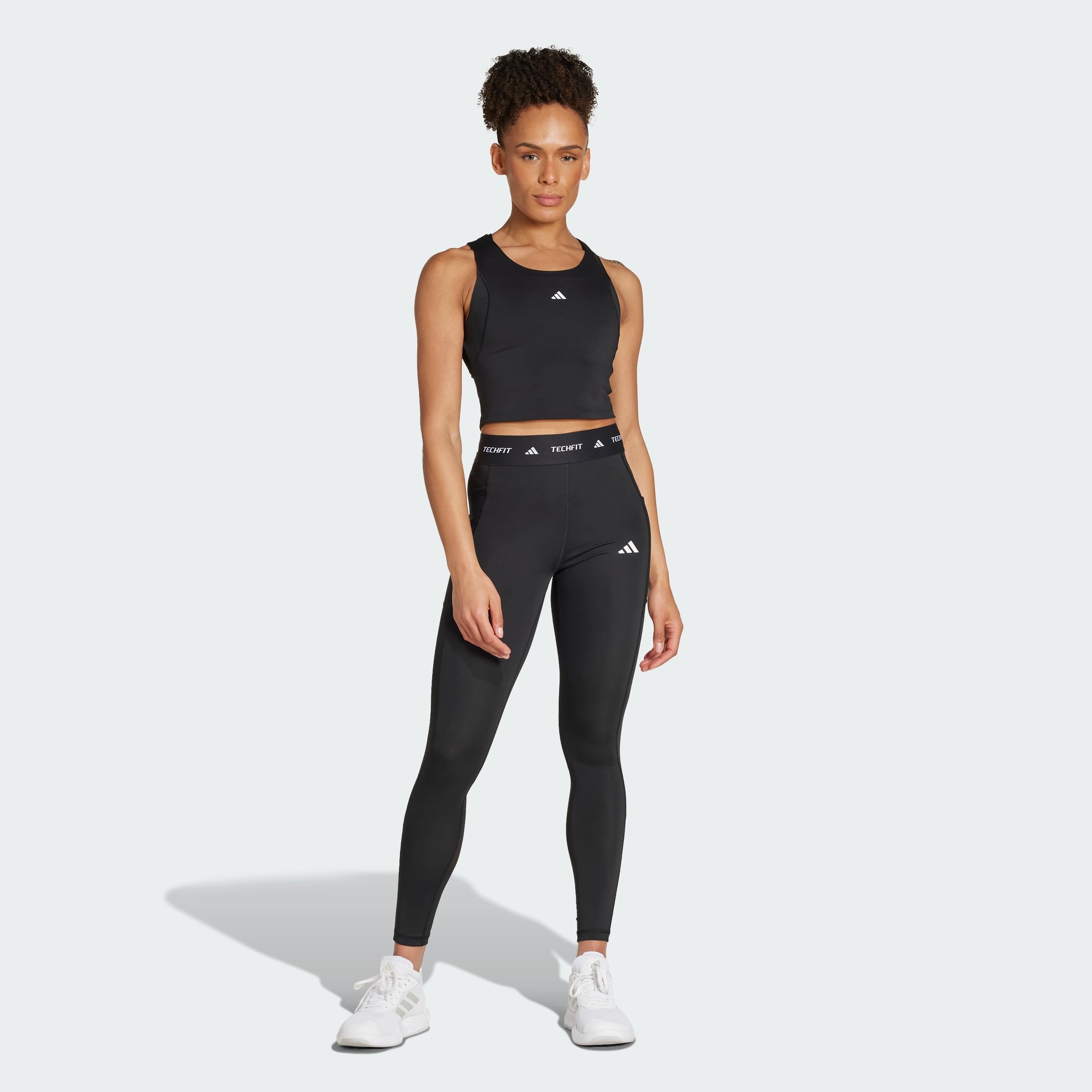adidas Femme Techfit Cropped Training Tank Top