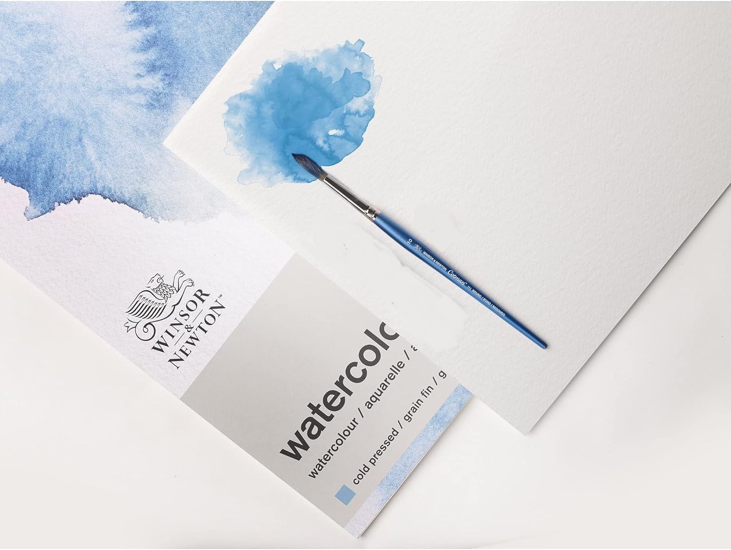 Winsor & Newton - Pennello per acquerello a maniche corte, serie 111. NO. 000. 00 0 e 1 Carta
