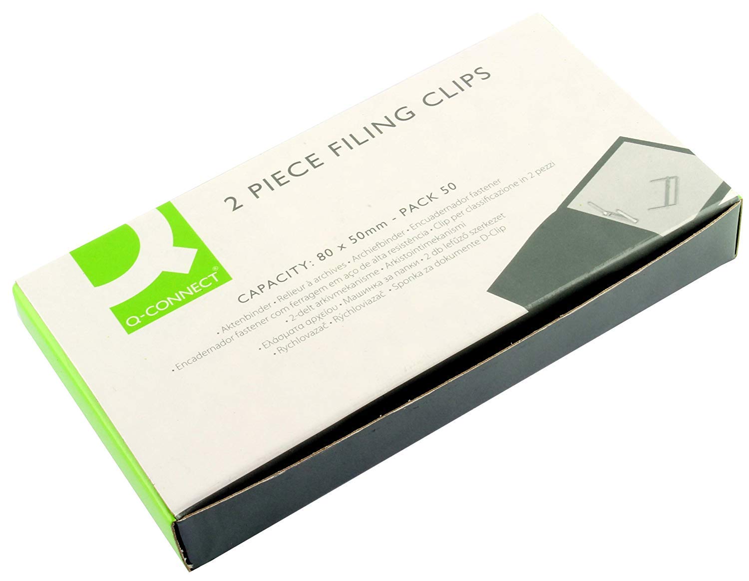 2X2-piece Filing Clip (Pack of 50)