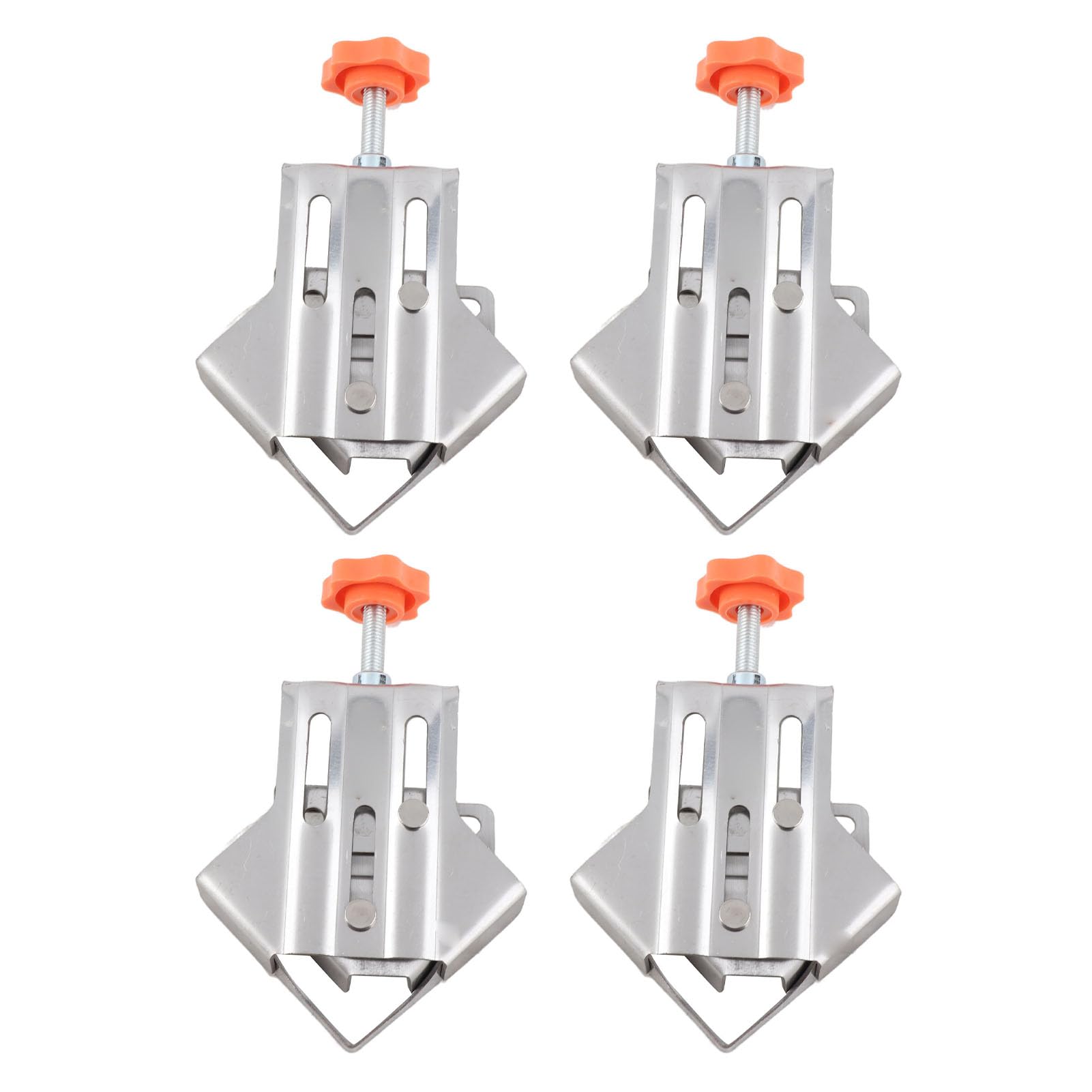 4 Pcs Corner Clamp Set - Stainless Steel 90 Degree Right Angle Clamp for Woodworking DIY Projects - Durable, Versatile, and Easy to Use