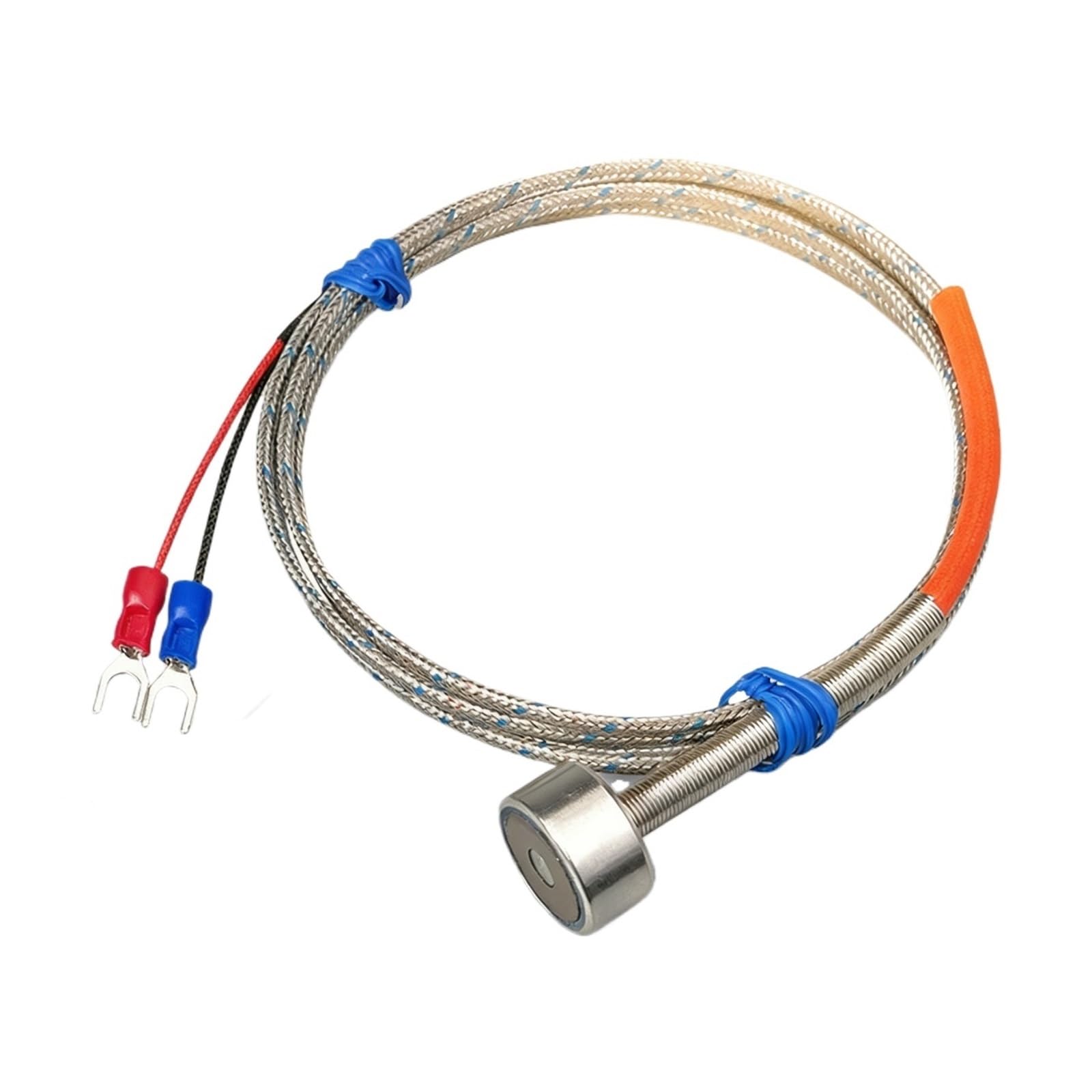 Sensor de temperatura teflón PT100 plateado