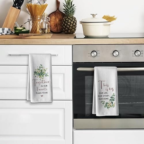Miniatura 3 de Toallas de cocina divertidas, toallas de cocina de temporada de primavera y verano, 16 x 24 pulgadas, toalla de cocina para decoración del hogar,