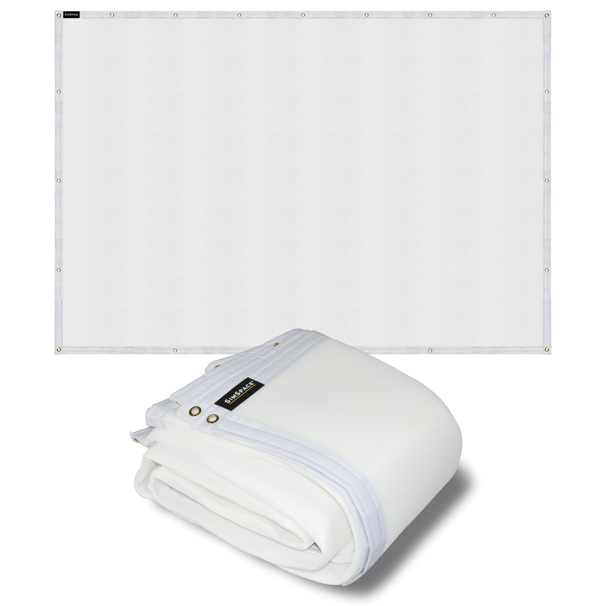 SimSpace Noise and Impact Absorbing Foam Backing for Impact Projector Screen - Premium Golf Accessories for Sound Dampening and Wear Reduction, Easy Bungee Cord Attachment, 2.7 x 3 Meters